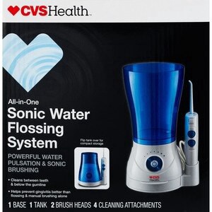 slide 1 of 1, CVS Health All-In-One Sonic Water Flossing System, 1 ct