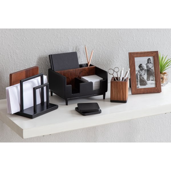 slide 7 of 8, Realspace Becker Wood Picture Frame, 5-3/4"" X 7-3/4"", Matted For 4"" X 6"", Natural, 1 ct