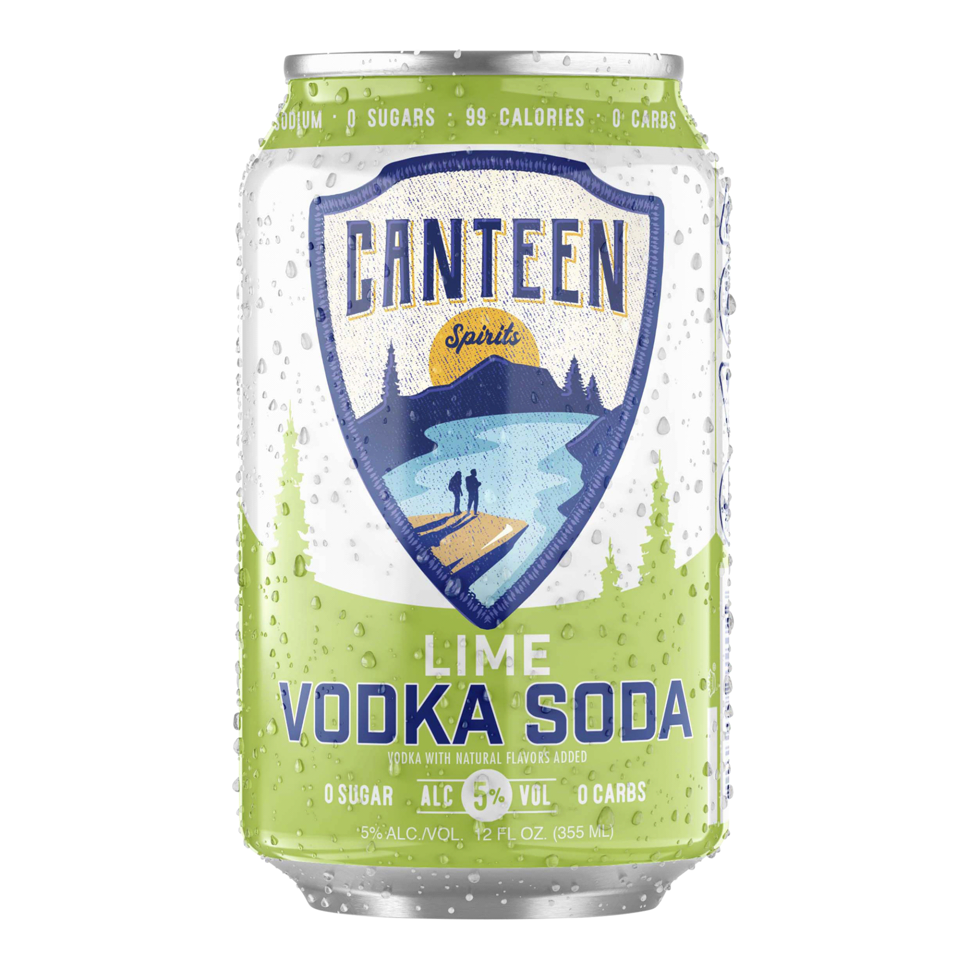 slide 1 of 1, Canteen Vodka Soda Lime, 12 oz