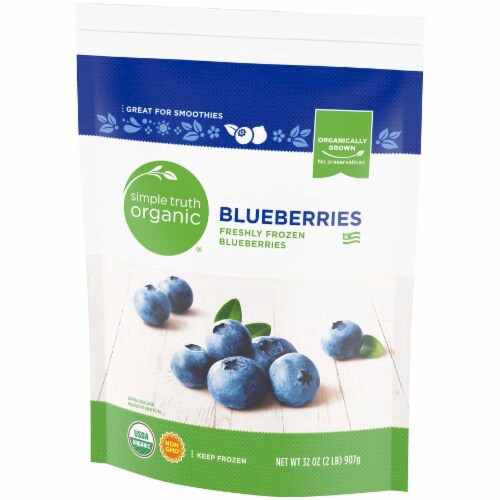 slide 2 of 4, Simple Truth Organic Blueberries, 32 oz