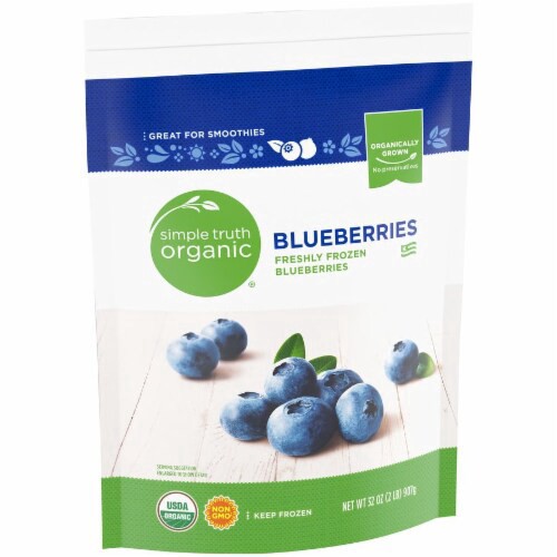 slide 4 of 4, Simple Truth Organic Blueberries, 32 oz