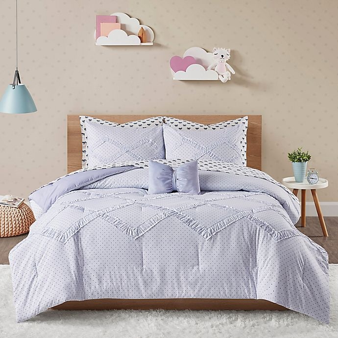 slide 1 of 2, Felicity Twin/Twin XL Comforter Set - Blue, 1 ct