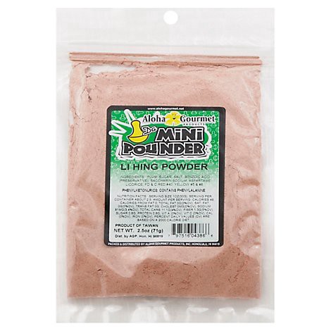 slide 1 of 1, Da Mini Pounder Li Hing Powder, 2.5 oz