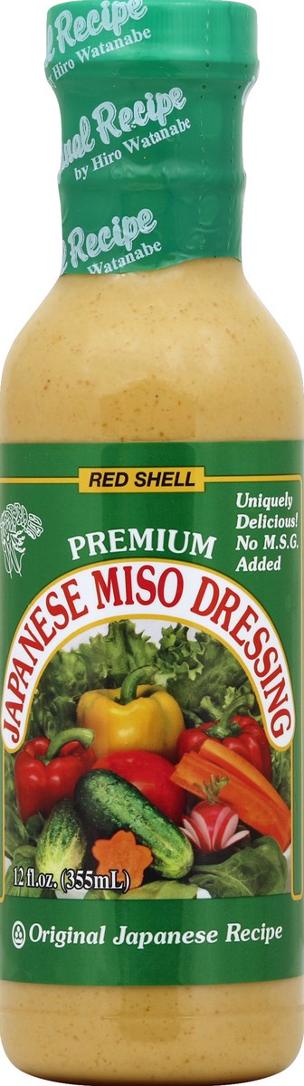 slide 2 of 3, Red Shell Japanese Miso Dressing, 12 fl oz