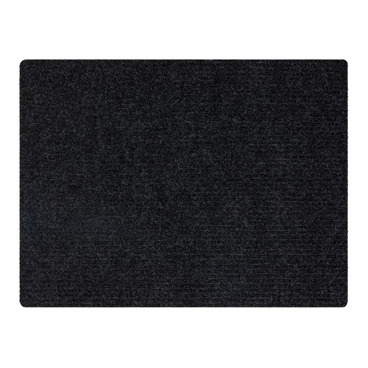slide 1 of 9, Mohawk Tri Rib Utility Mat, 36 in x 48 in, Charcoal, 36 in
