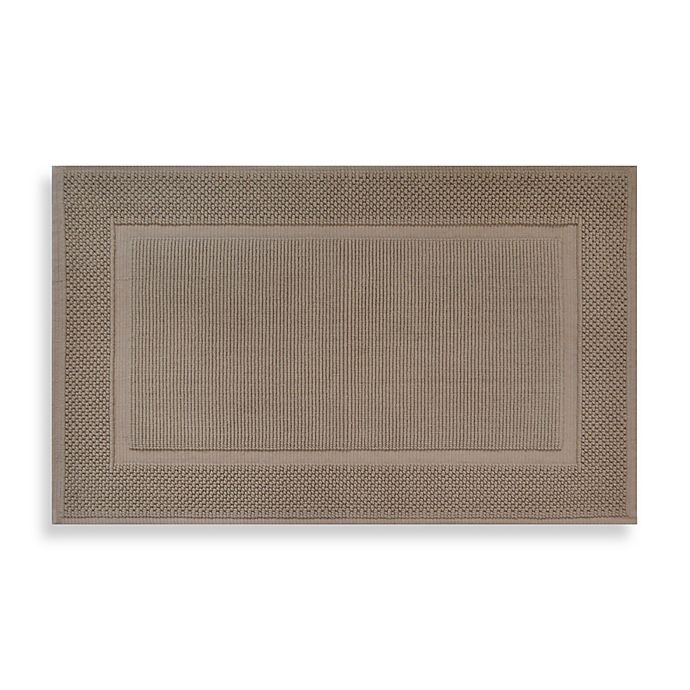 slide 1 of 1, Wamsutta Jacquard Ring-Spun Cotton Bath Rug - Sand, 20 in x 33 in