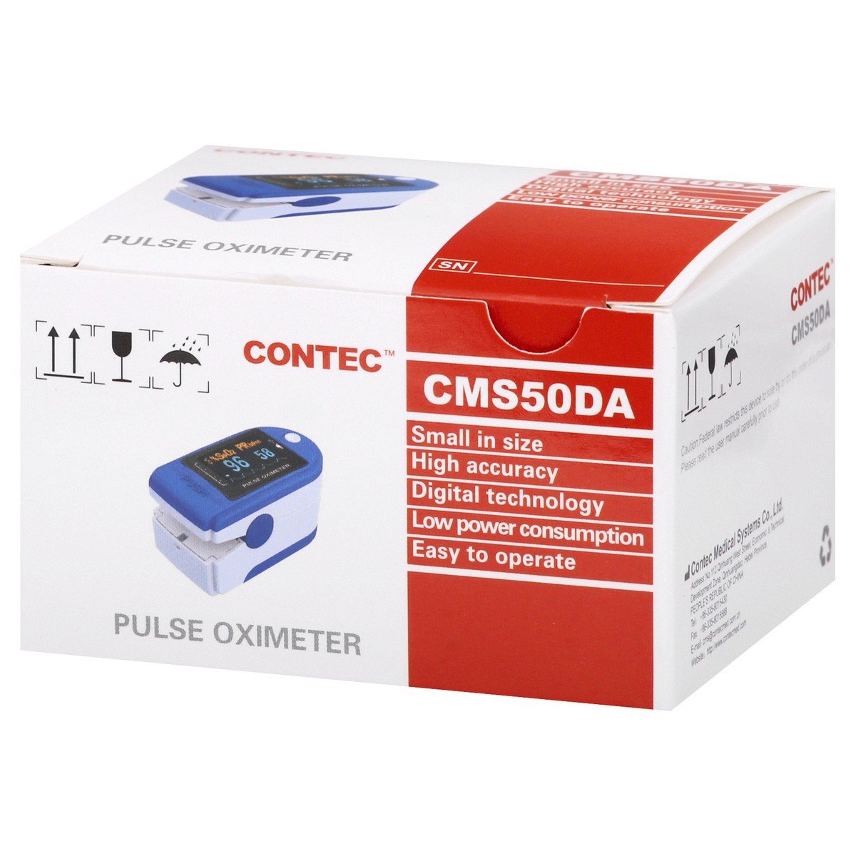 slide 2 of 9, Contec Pulse Oximeter 1 ea, 1 ct