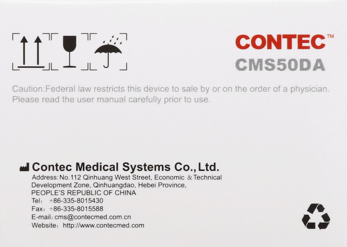 slide 6 of 9, Contec Pulse Oximeter 1 ea, 1 ct