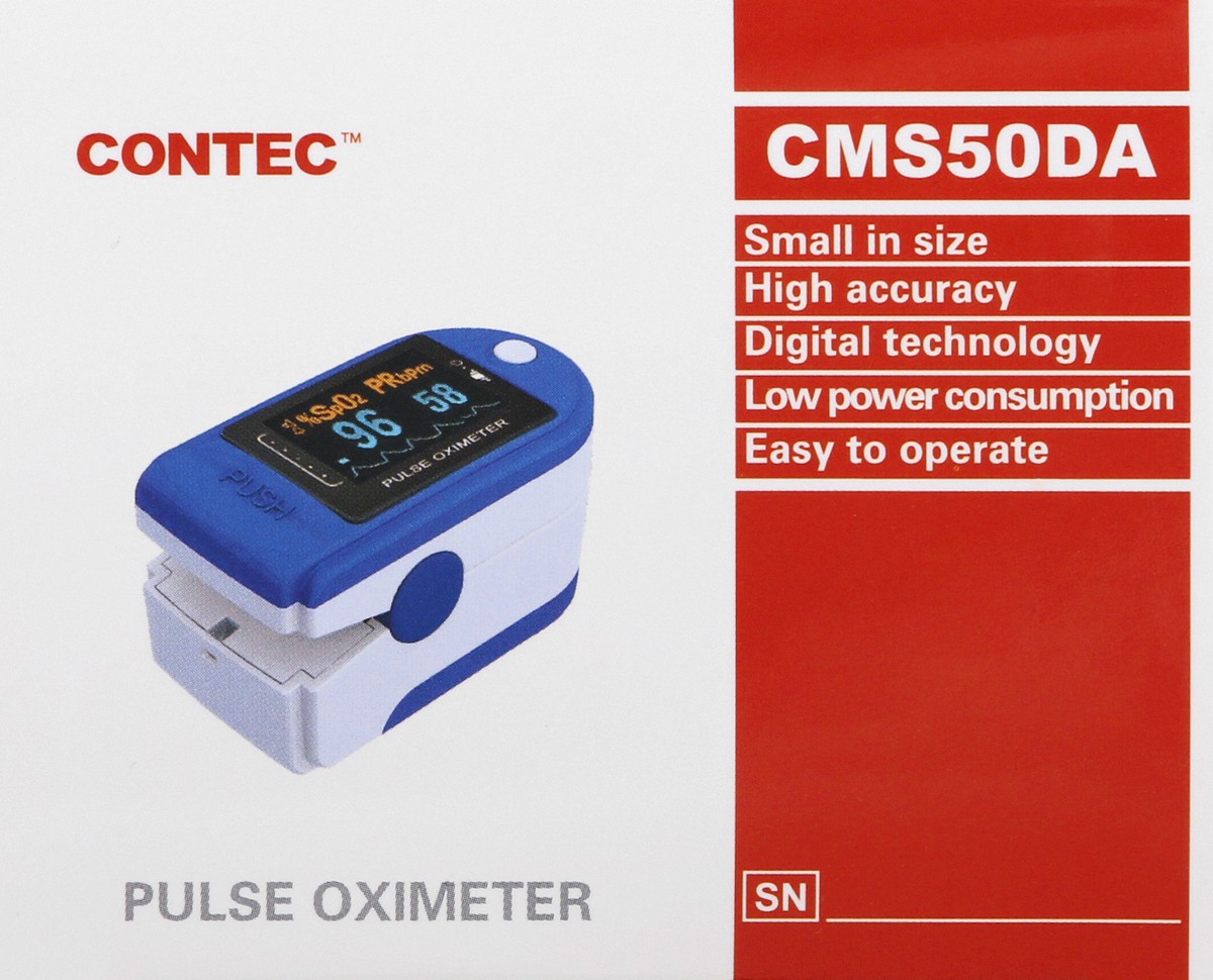 slide 9 of 9, Contec Pulse Oximeter 1 ea, 1 ct