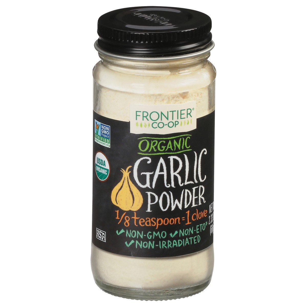 slide 2 of 9, Frontier Co-Op Organic Garlic Powder 2.33 oz, 2.33 oz