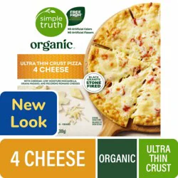 Simple Truth Organic® 4 Cheese Ultra Thin Crust Frozen Pizza