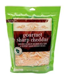 Roundy's Gourmet Cheddar Shredded Cheese - 8 oz