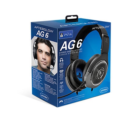 slide 1 of 3, PDP Playstation 4 Afterglow Ag6 Stereo Headset, 1 ct