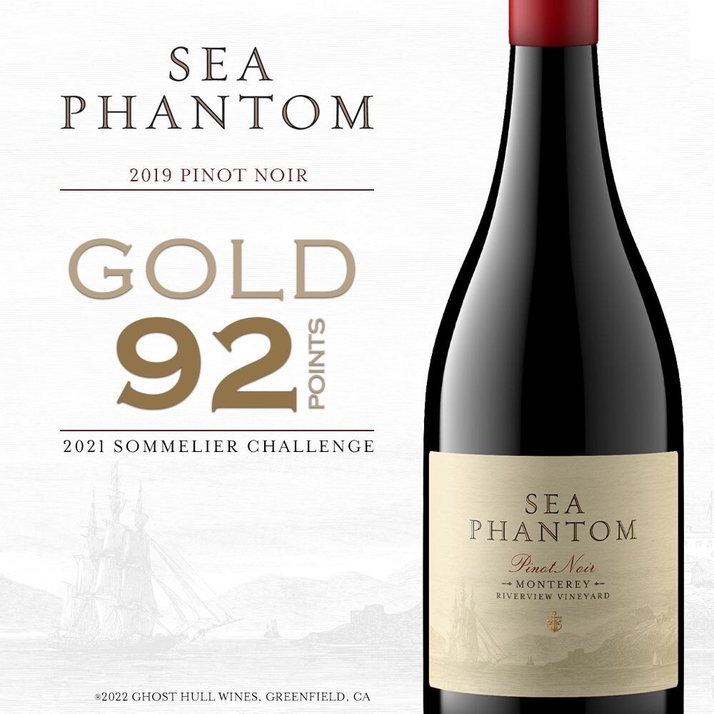 slide 2 of 6, Sea Phantom Pinot Noir Red Wine, 750 ml