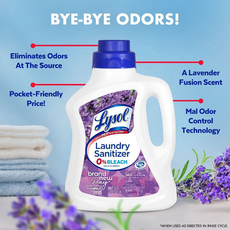 slide 3 of 10, Lysol Laundry Sanitizer Lavender, 90 oz