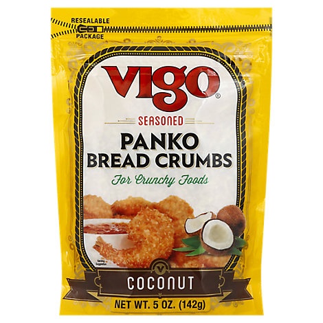 slide 1 of 1, Vigo Panko Bread Crumb Coconut, 5 oz