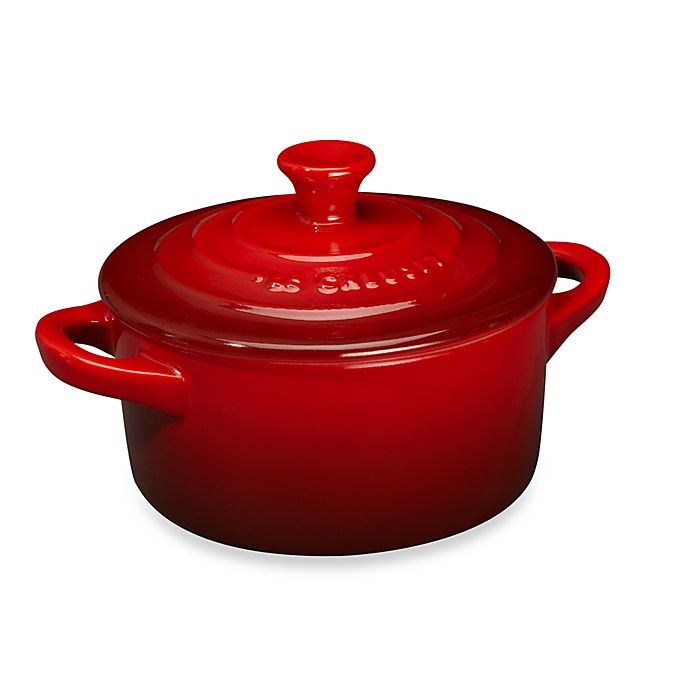 slide 1 of 1, Le Creuset Signature Cerise Petite Cocotte, Cerise, 8 oz