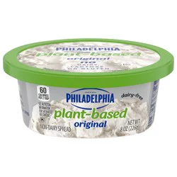 Philadelphia Plant-Based Dairy Free Original Cream Cheese Spread, 8 oz Tub