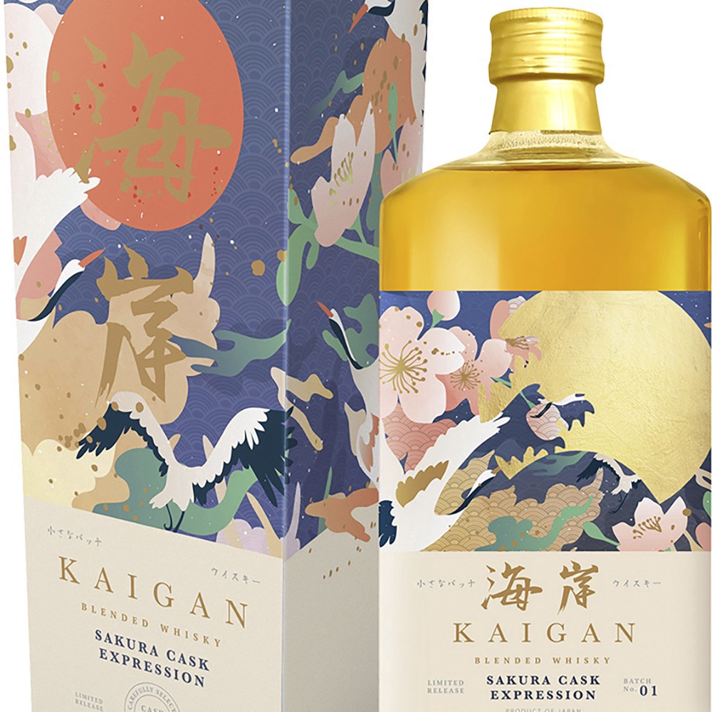 slide 1 of 1, Kaigan Sakura Cask Japanese Whisky, 750 ml