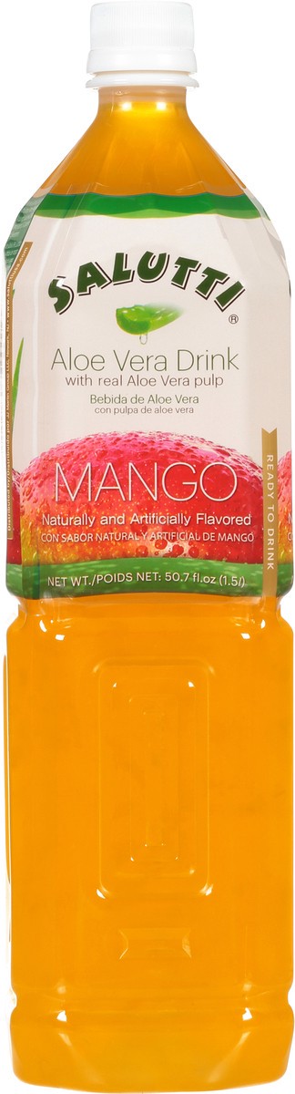 slide 8 of 13, Salutti Mango Aloe Vera Drink 50.7 oz, 50.7 oz