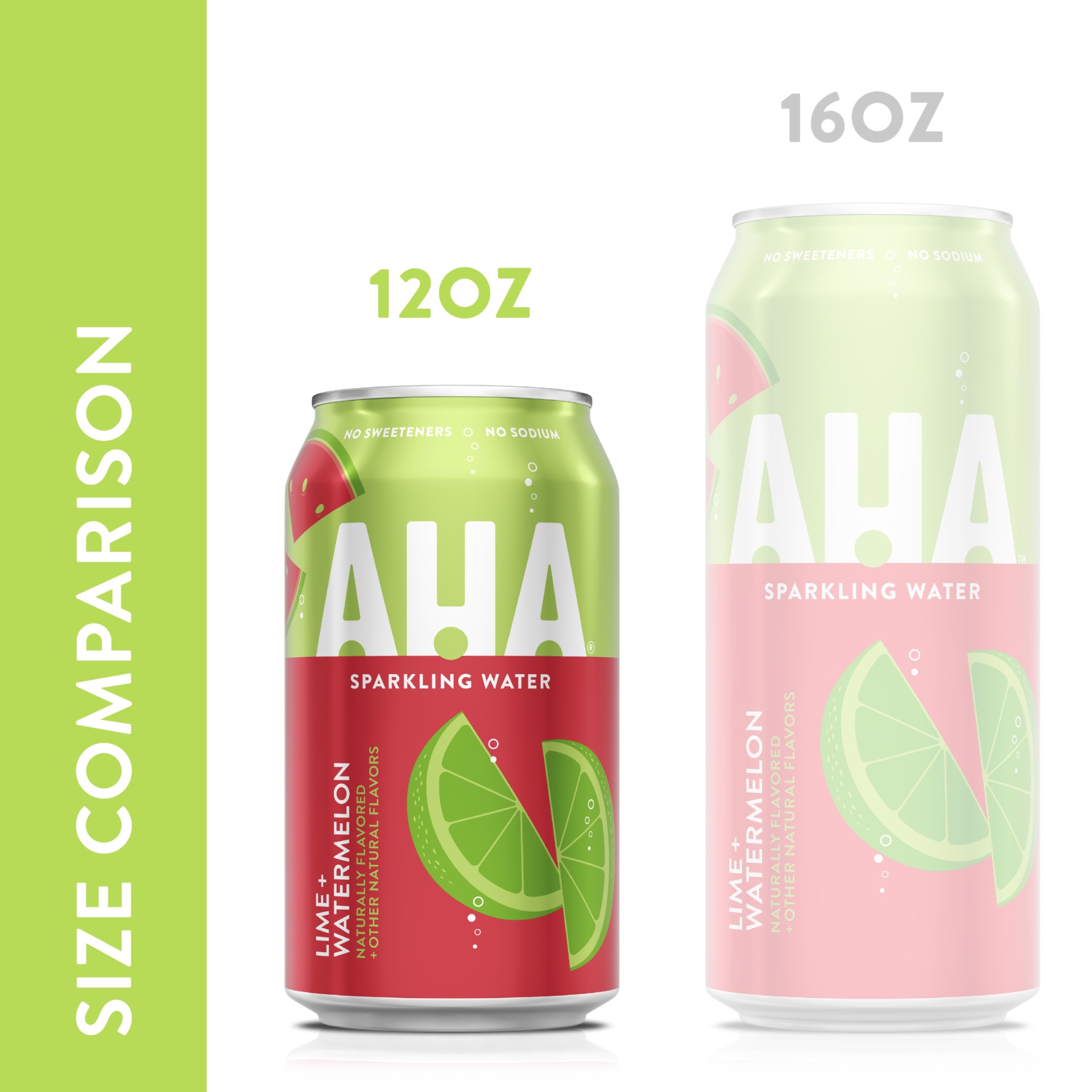 slide 15 of 17, AHA Lime & Watermelon Sparkling Water, 8 ct; 12 fl oz