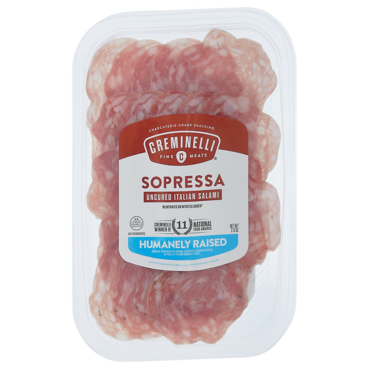 slide 2 of 11, Creminelli Fine Meats  Sliced Sopressa, 2 oz