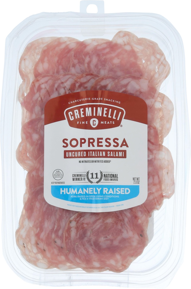 slide 9 of 11, Creminelli Fine Meats  Sliced Sopressa, 2 oz
