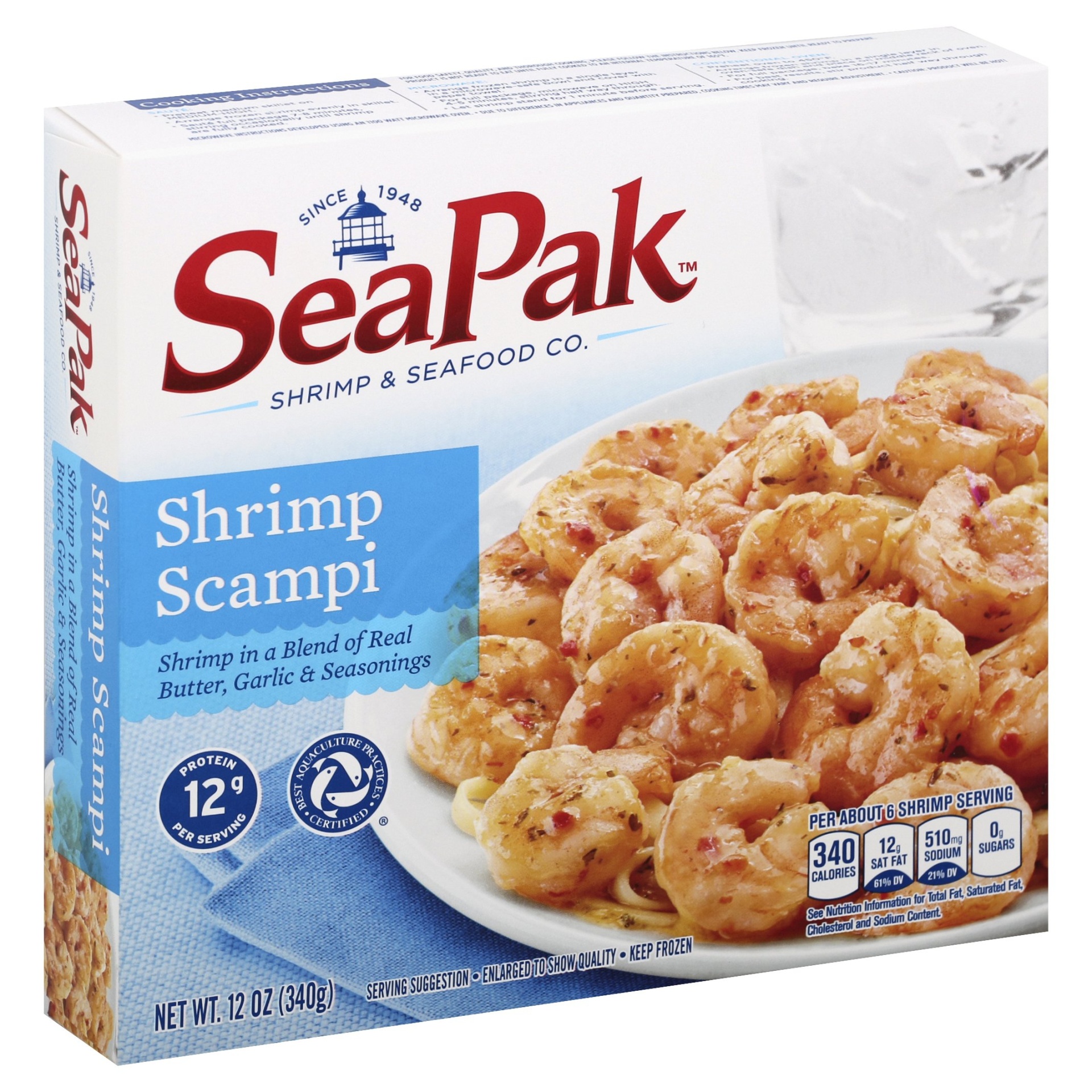 SeaPak Shrimp Scampi 12 oz | Shipt