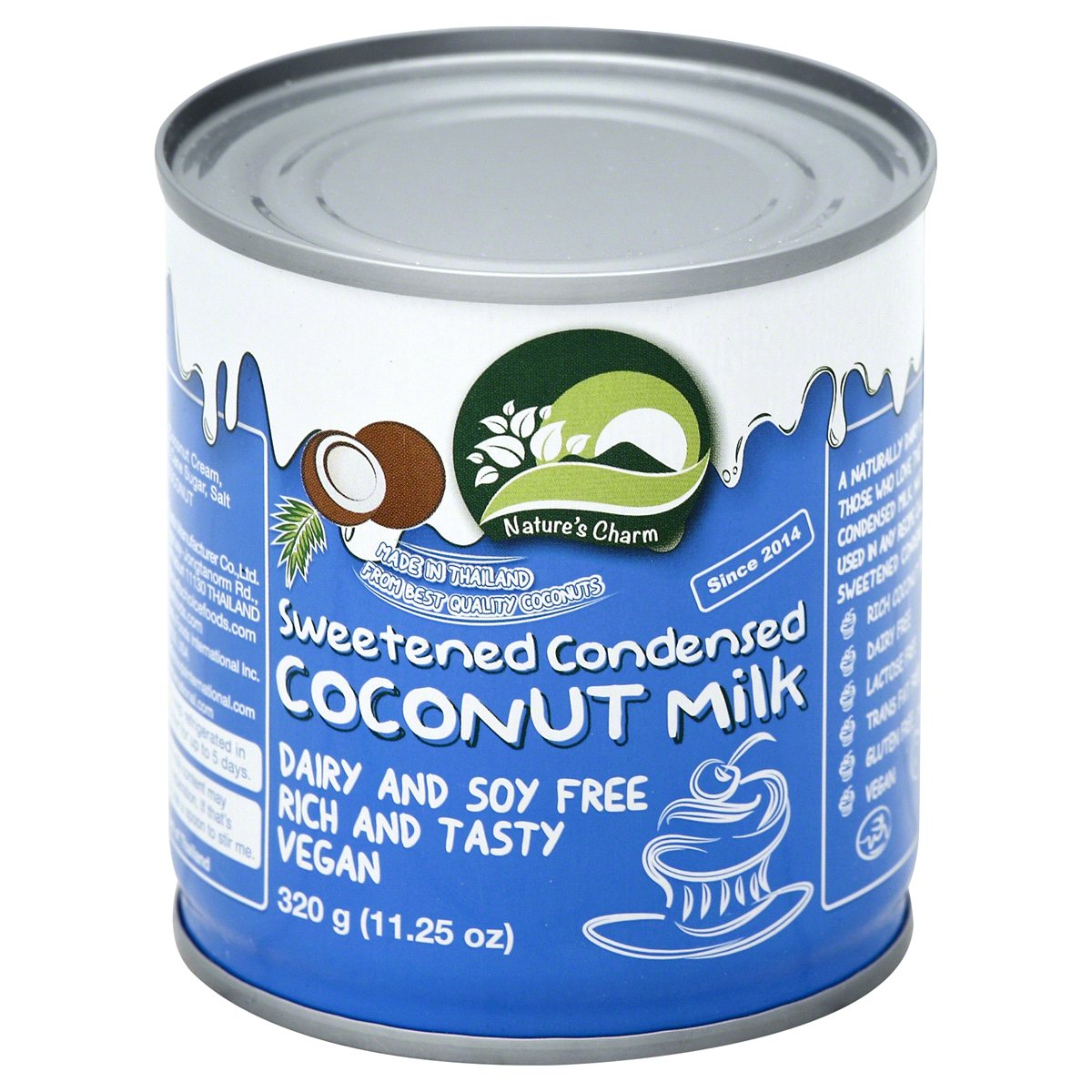 slide 1 of 1, Nature's Charm Sweetened Condensed Coconut Milk, 11.25 oz