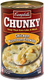 slide 1 of 1, Campbell's Chunky Soup New England Clam Chowder, 18.8 oz; 1 lb 2.8 oz; 533 gram