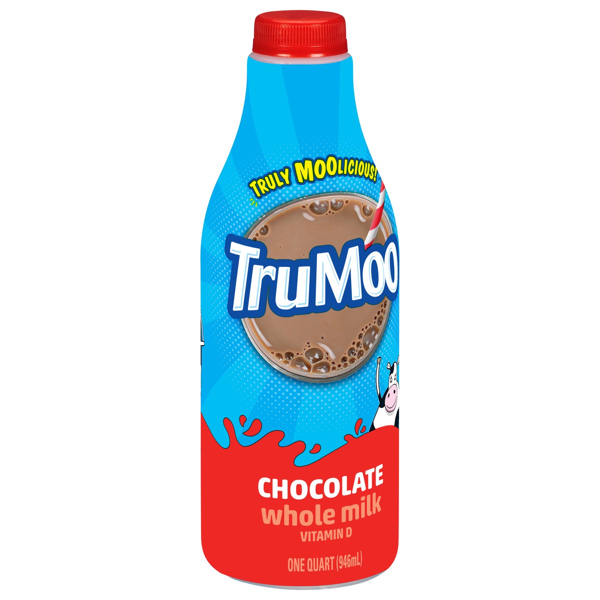 slide 8 of 9, TruMoo Chocolate Whole Milk Quart, 1 qt