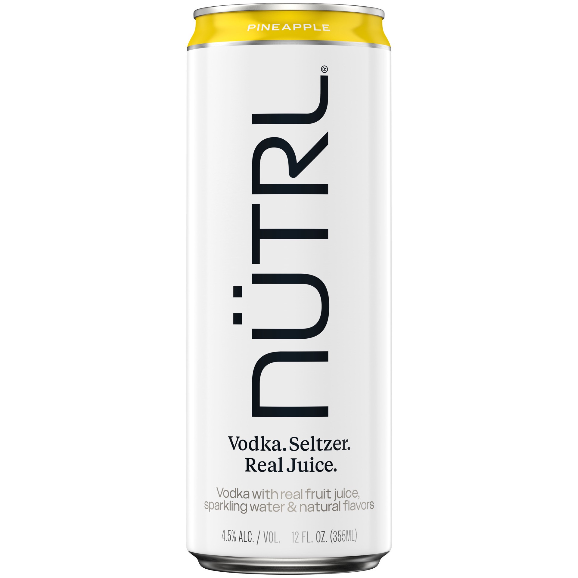 slide 2 of 2, Nutrl Seltzer Pineapple Vodka 12 fl oz, 1 ct