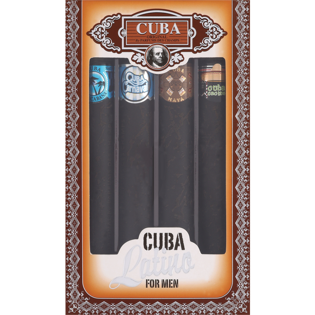 slide 1 of 1, Cuba Latino Collection By Cuba For Men - 4 Pc Gift Set, 1 ct