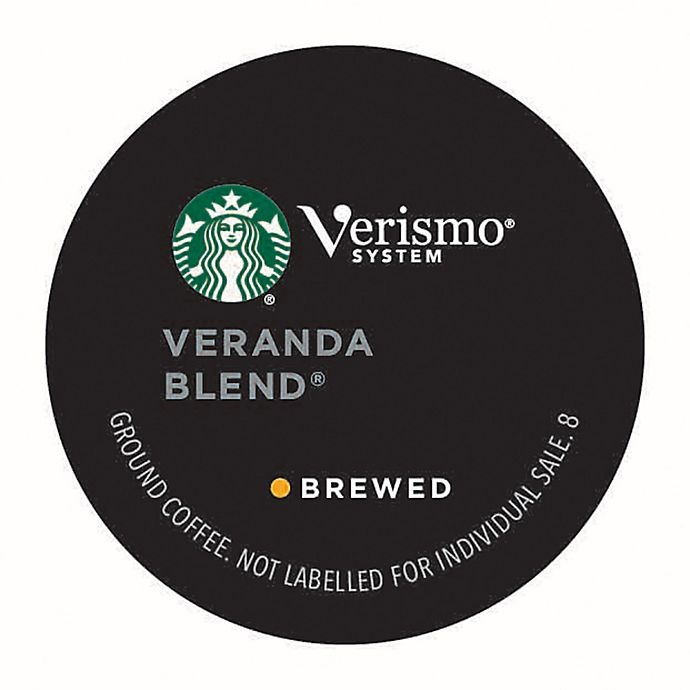 slide 1 of 1, Starbucks Verismo Veranda Blend Brewed Coffee Pods, 12 ct