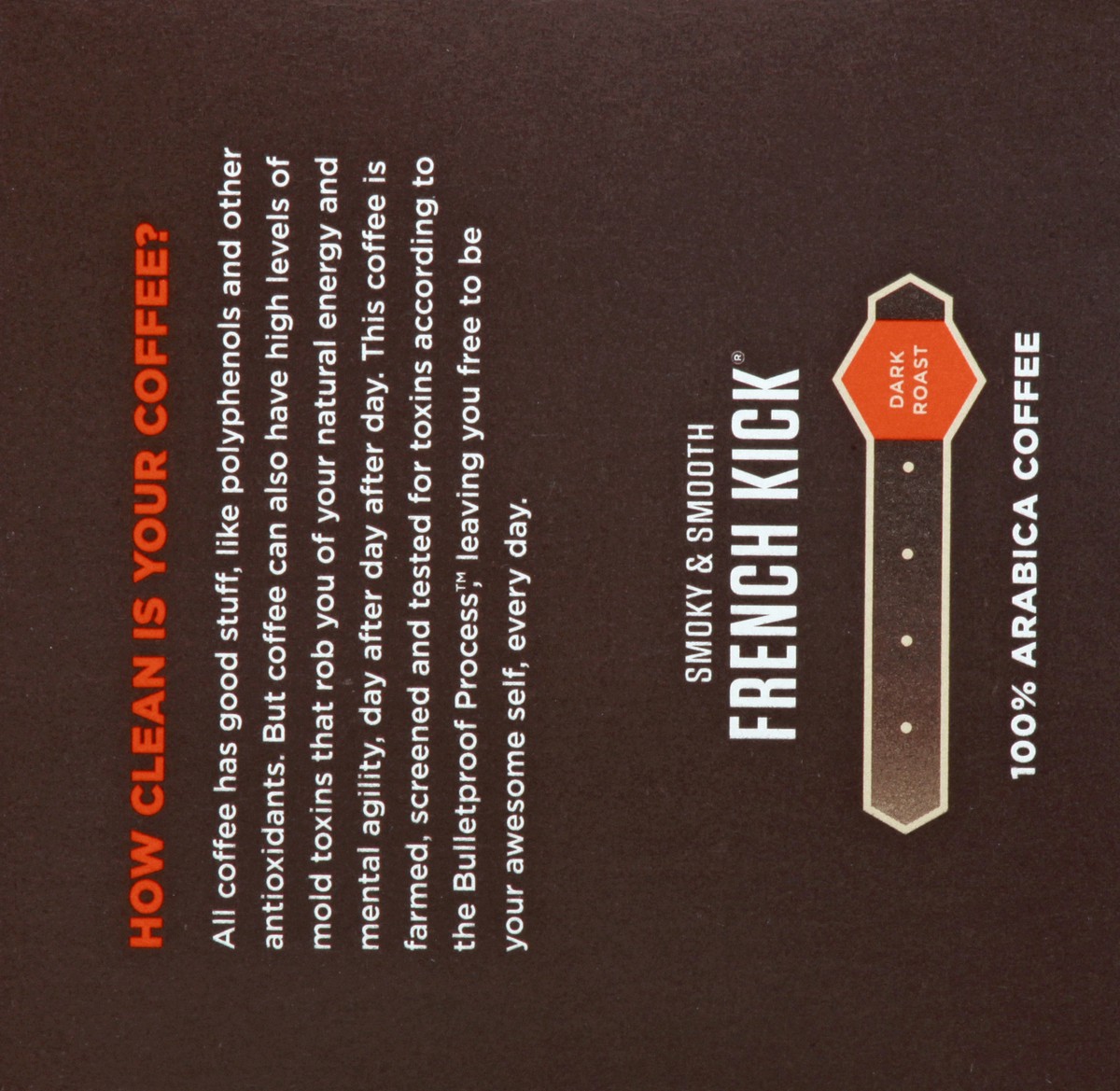 slide 4 of 9, Bulletproof Smoky & Smooth French Kick Dark Roast Pods Coffee 10 ea, 10 ct