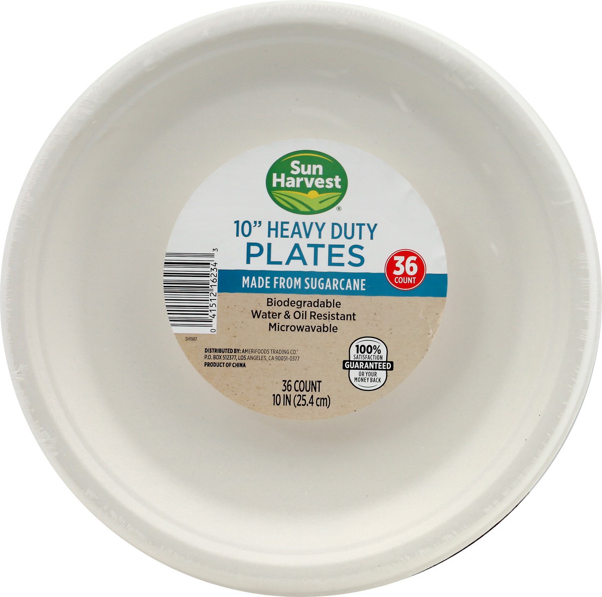 slide 7 of 8, Sun Harvest Biodegradable 10 Inch Plates, 36 ct