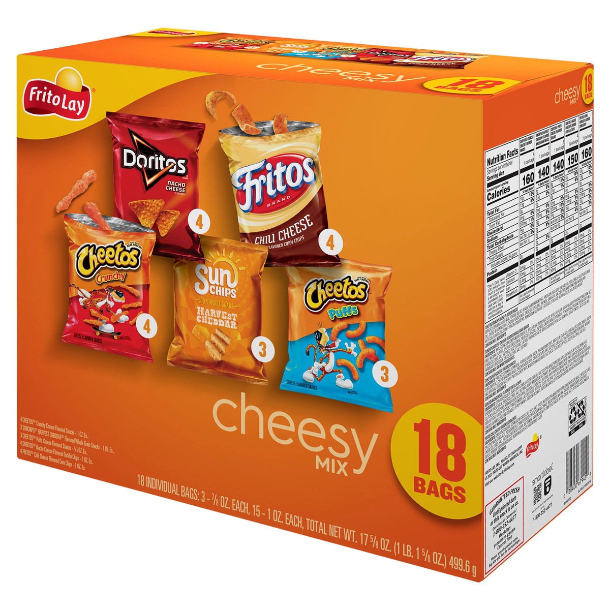 slide 6 of 11, Frito-Lay Snacks Variety 17 5/8 Oz 18 Count, 18 ct