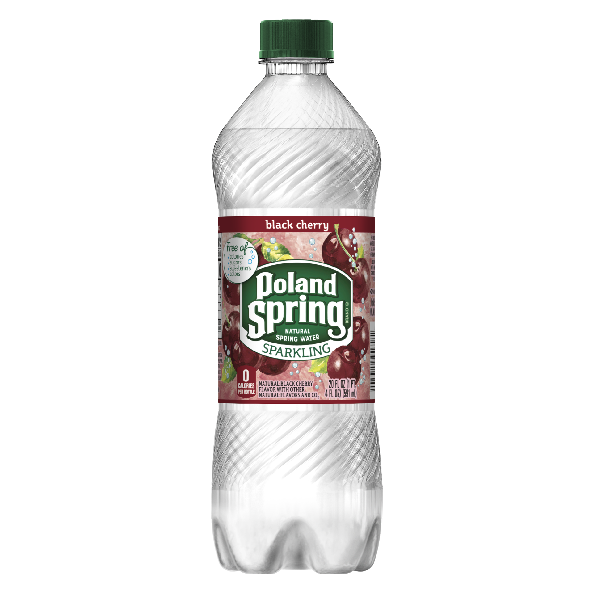 slide 1 of 4, Poland Spring Sparkling Water, Black Cherry- 20 oz, 20 oz