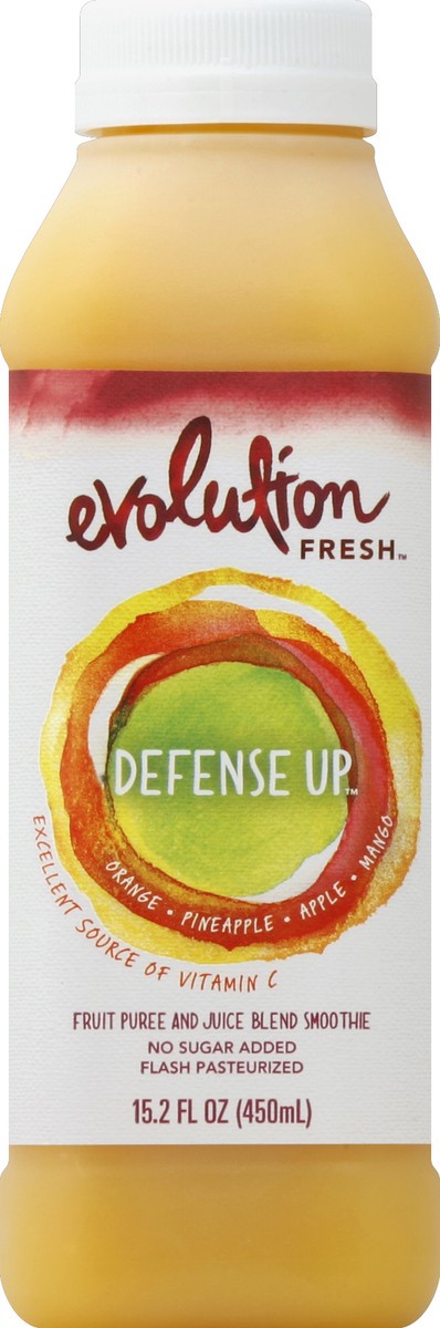 slide 4 of 4, Evolution Fresh Organic Defense Up — Cold-Pressed Fruit Juice Smoothie — Excellent Source of Vitamin C — 15.2 fl oz, 15.2 fl oz