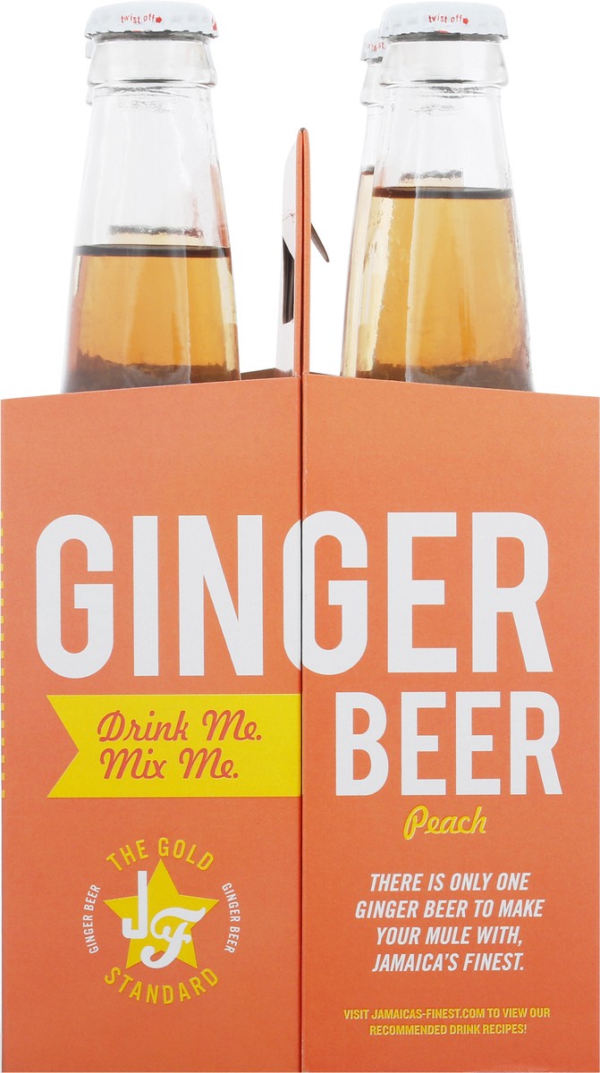 slide 5 of 13, Jamaica's Finest Peach Ginger Beer Multipack - 4 ct, 4 ct