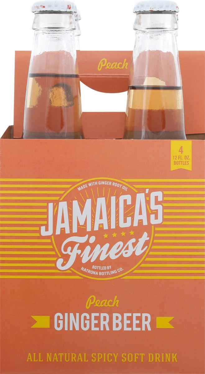 slide 3 of 13, Jamaica's Finest Peach Ginger Beer Multipack - 4 ct, 4 ct