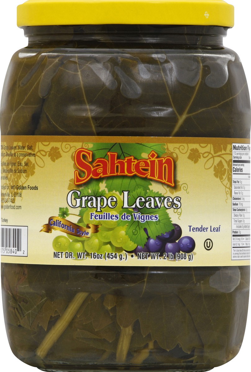 slide 2 of 2, Sahtein Grape Leaves 2 lb, 2 lb