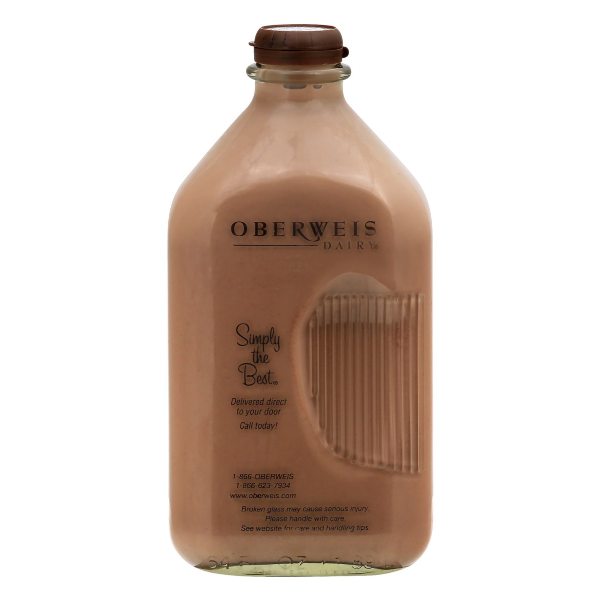 slide 1 of 9, Oberweis Chocolate Milk 64.0 oz, 64 oz