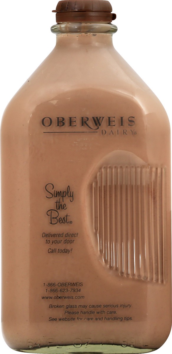 slide 6 of 9, Oberweis Chocolate Milk 64.0 oz, 64 oz