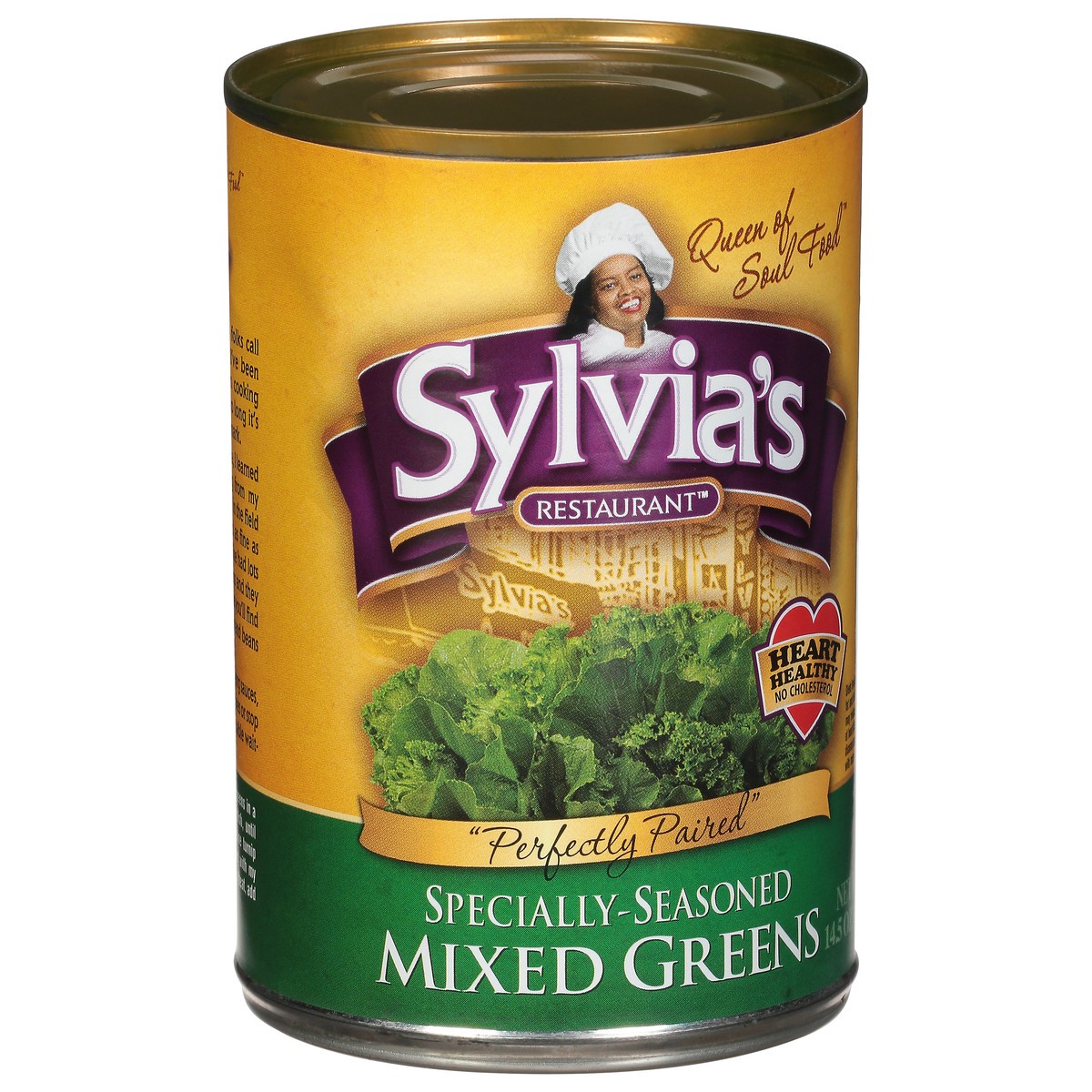 slide 7 of 12, Sylvia's Restaurant Specially-Seasoned Mixed Greens 14.5 oz, 14 oz