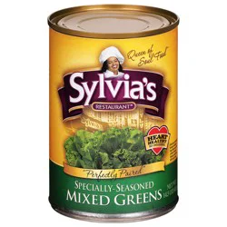 Sylvia's Restaurant Specially-Seasoned Mixed Greens 14.5 oz