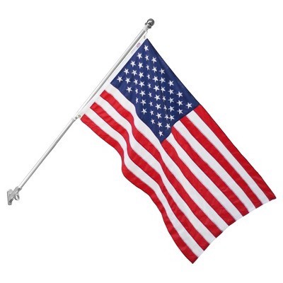 slide 1 of 2, Annin Aluminum 6' Spinning Flag Pole, 6 ft