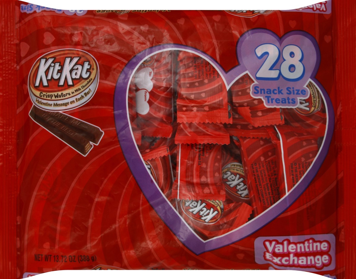 slide 1 of 5, KIT KAT Valentine Exchange Bag, 13.72 oz