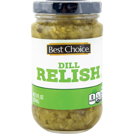 slide 1 of 1, Best Choice Dill Pickle Relish, 8 oz