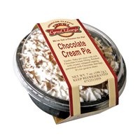 slide 1 of 1, Pies/Sgl Serve Chocolate Cream-Cyrus O'Learys, 6 oz